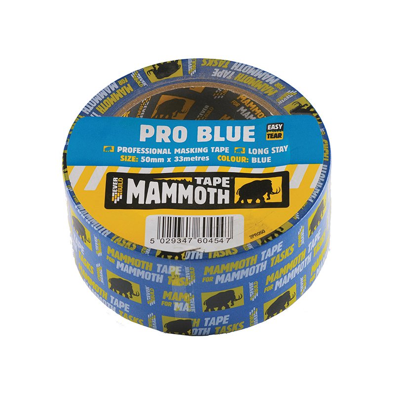 Everbuild Sika - Pro Blue Masking Tape 25mm x 33m