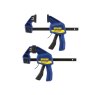 150mm (6in) Twin Pack IRWIN Quick-Grip - Quick-Change Medium-Duty Bar Clamp
