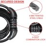 Master Lock - Self Coiling Combination Cable 1.8m x 8mm