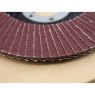 115 x 22mm 120 Grit Faithfull - Aluminium Oxide Flap Discs