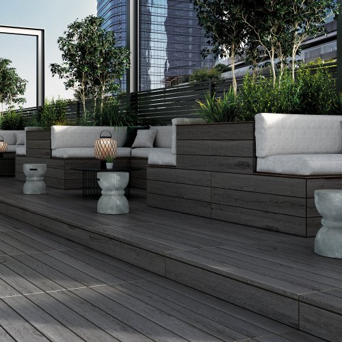 EXADECK Porcelain Decking Grey