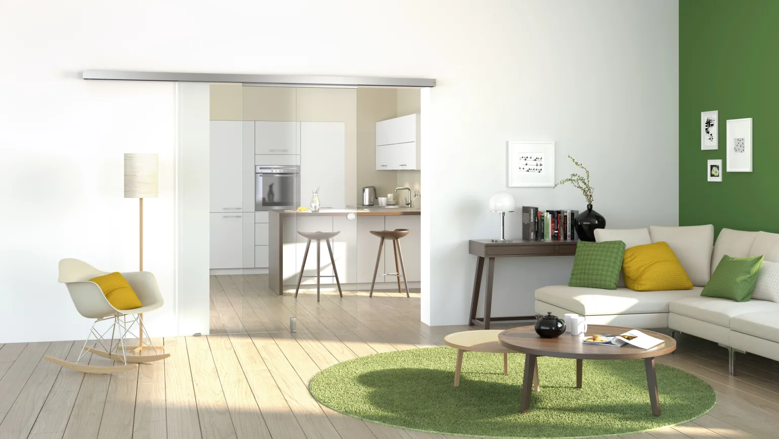 Internal sliding doors are less secure than traditional hinged doors. Thanks to the door frame, a locked traditional door can’t be removed from the hinges. Sliding doors are not the best choice if you’re looking for a more secure option.

That said, if yours isn’t a high-security application or you simply want to increase the level of privacy offered by the door, you can find an array of products, such as magnetic door locks and locks for sliding glass doors.
