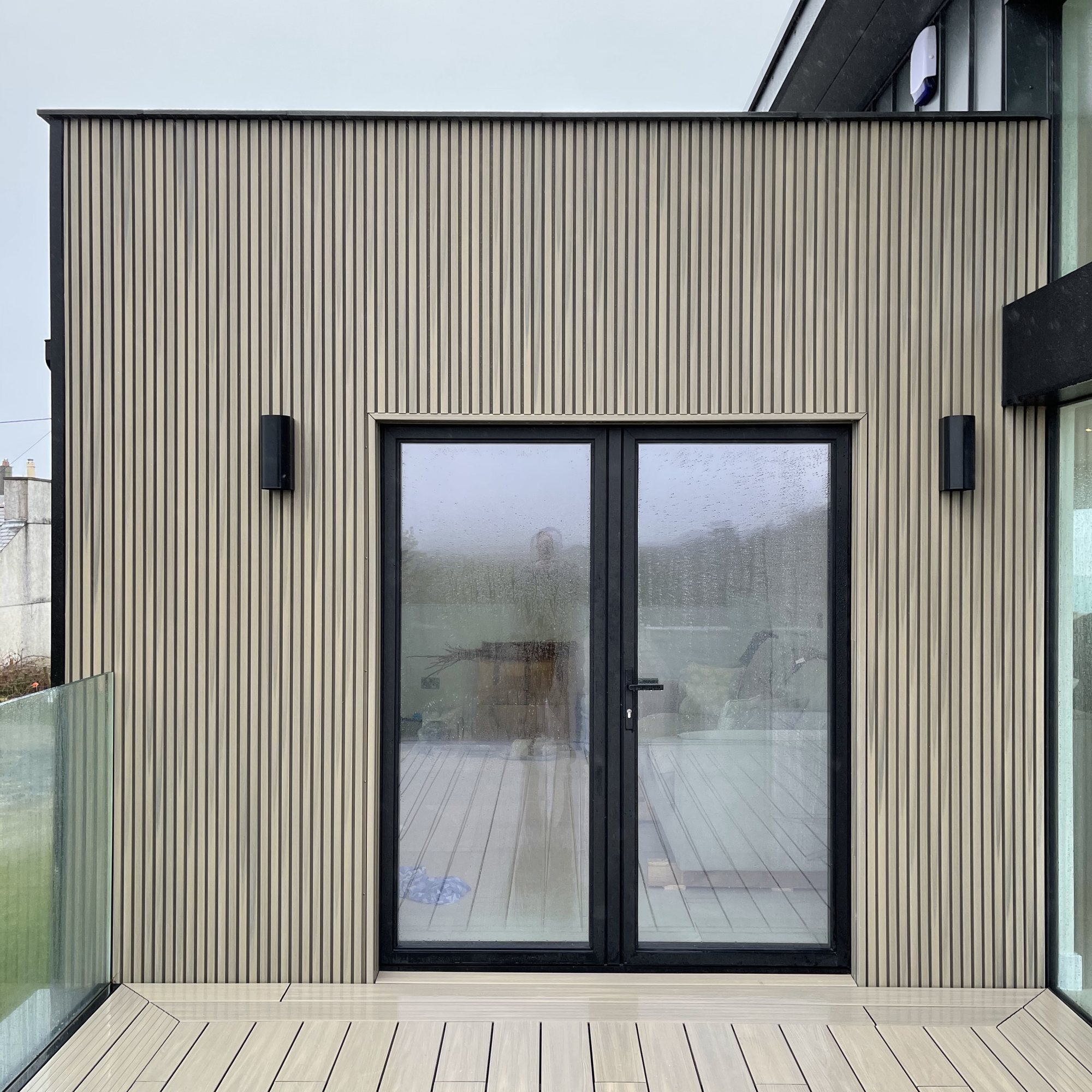 Ecoscape Forma - Silver Birch Composite Slatted Cladding Board | BM Steel