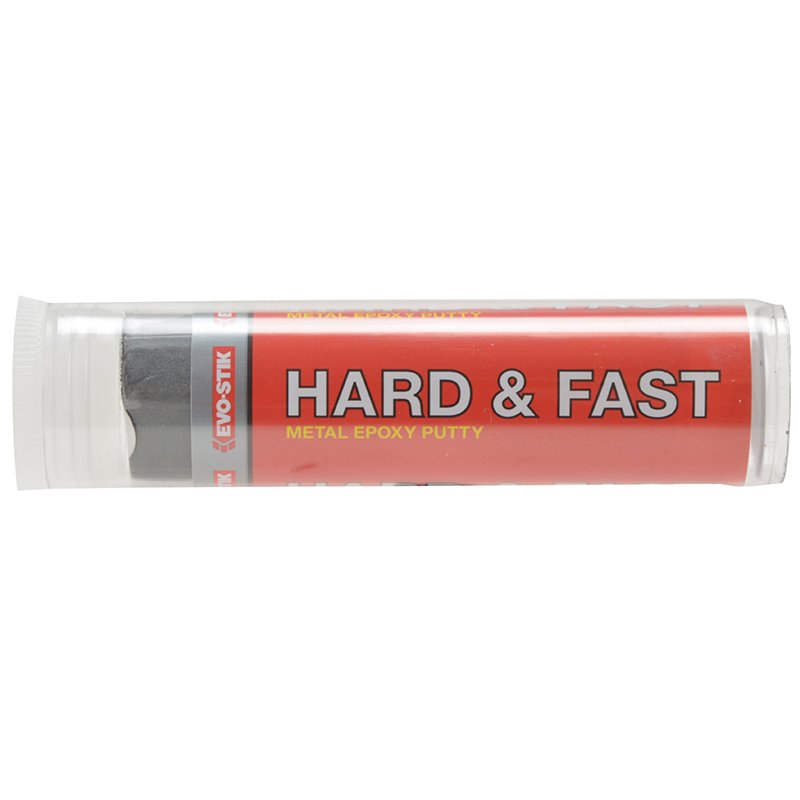 EVOSTIK Hard & Fast Metal Epoxy Putty 50g BM Steel
