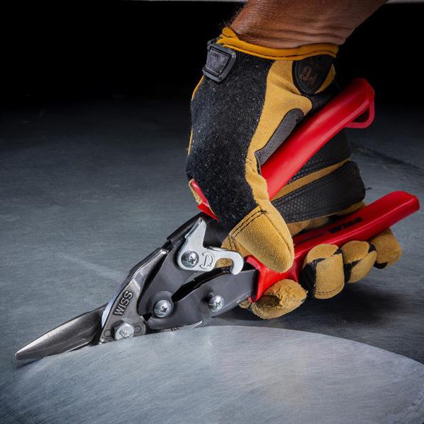 Crescent Wiss - M-1R Metalmaster Compound Snips Left Hand/Straight Cut ...