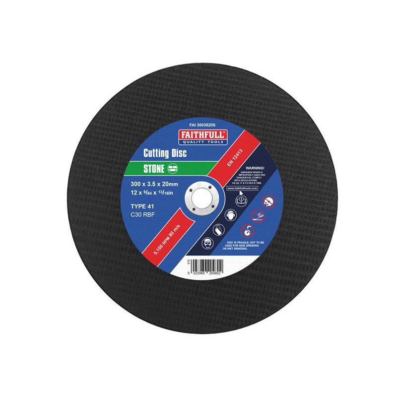 Faithfull Disco Da Taglio Per Metallo 300 X 3,5 X 25,4 Mm – Per Smerigliatrici Angolari - 2