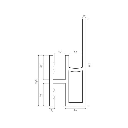 Ecoscape Forma - Aluminium Cladding Clips
