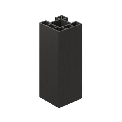 Ecoscape Clarity - 1.94m Charcoal Composite Corner Fence Post Ecoscape Clarity - 1.94m Charcoal Composite Corner Fence Post