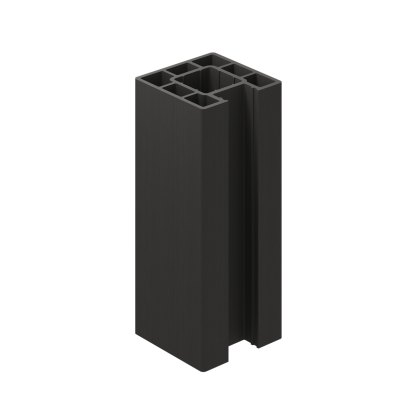 1.94m Charcoal Composite End Fence Post