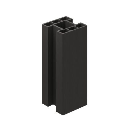 Ecoscape Clarity - 1.94m Charcoal Composite Inter Fence Post Ecoscape Clarity - 1.94m Charcoal Composite Inter Fence Post