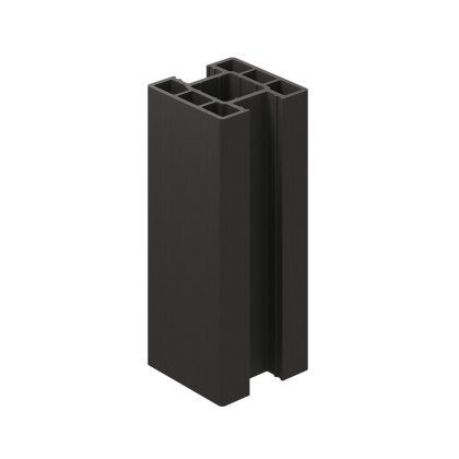 1.94m Charcoal Composite Inter Fence Post