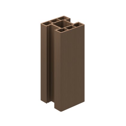 1.94m Walnut Composite Inter Fence Post