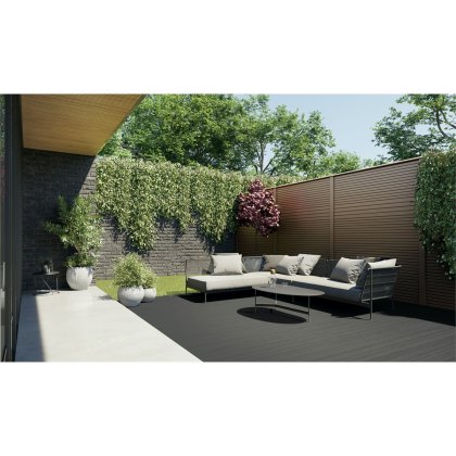 Ecoscape Legna - Carbon Embossed Flat Decking Trim