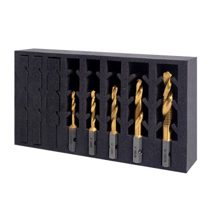 HMT VersaDrive Combi Drill-Tap Set, M5, M6, M8, M10, M12 HMT VersaDrive Combi Drill-Tap Set, M5, M6, M8, M10, M12