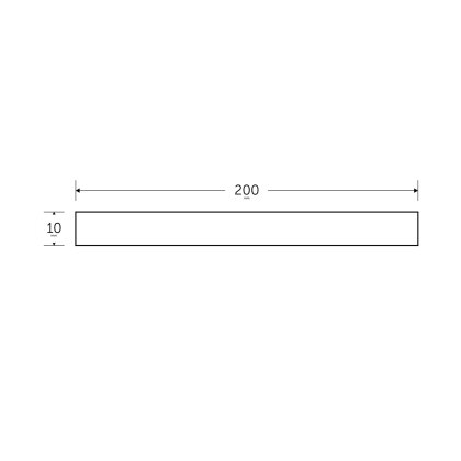 200 x 10mm - 6m Black Flats Heavy - BSEN10025-2 S275JR