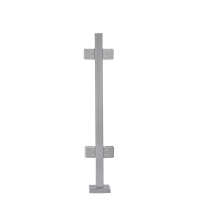 Pre-Assembled Glass Balustrade Square Middle Post with End Cap Pre-Assembled Glass Balustrade Square Middle Post with End Cap