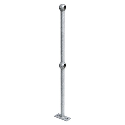 Galvanised Handrail W/Flat Base Galvanised Handrail W/Flat Base