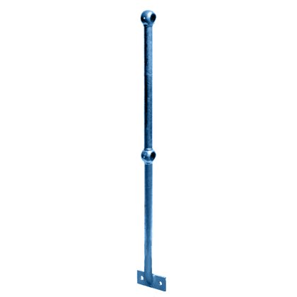 Galvanised Handrail W/Horizontal Side Palm Galvanised Handrail W/Horizontal Side Palm