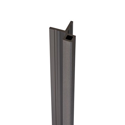 Ecoscape Forma - Argent Composite Slatted Cladding Corner Trim Ecoscape Forma - Argent Composite Slatted Cladding Corner Trim