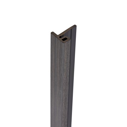 Ecoscape Forma - Argent Composite Slatted Cladding End Trim Ecoscape Forma - Argent Composite Slatted Cladding End Trim