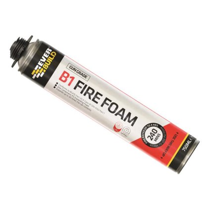 Everbuild Sika - Fire Foam B1 Gun Grade Aerosol 750ml Everbuild Sika - Fire Foam B1 Gun Grade Aerosol 750ml