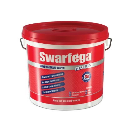 Swarfega - Red Box Heavy-Duty Trade Hand Wipes (150)