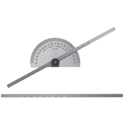 Moore & Wright - Protractor Type Depth Gauge Metric/Imperial 0-6in Moore & Wright - Protractor Type Depth Gauge Metric/Imperial 0-6in