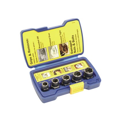 IRWIN - Bolt Grip Fastener Remover Base Set, 5 Piece