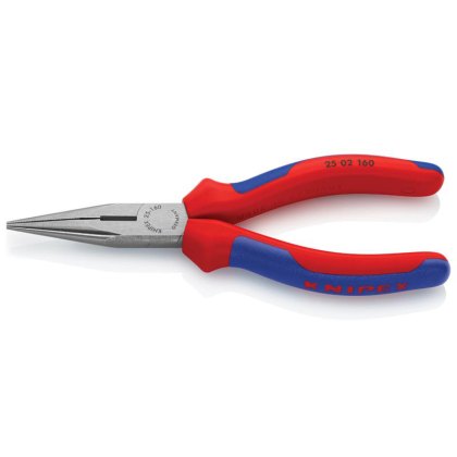 Knipex - Snipe Nose Side Cutting Pliers (Radio) Multi-Component Grip 160mm (6.1/4in)