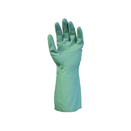 Scan - Nitrile Gauntlets with Flock Lining Large (Size 9)
