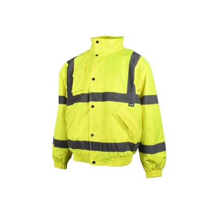 Scan - Hi-Vis Yellow Bomber Jacket - L (44in)