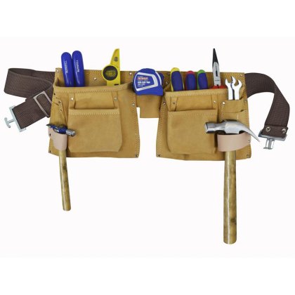 Faithfull - Double Tool & Nail Pouch