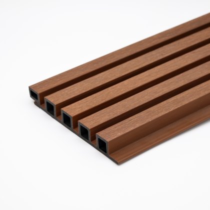 EazyClad 5S - Oak Composite Extra Large 5-Batten Slatted Cladding