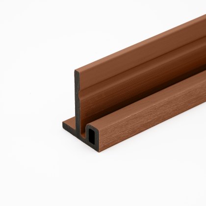 EazyClad 5S - Oak Composite Slatted Cladding End Trim