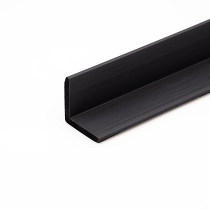 EazyClad 5S - Ebony Black Angled Composite Cladding Trim