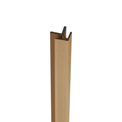 Ecoscape Forma - Natural Oak External Corner Composite Cladding Trim Ecoscape Forma - Natural Oak External Corner Composite Cladding Trim