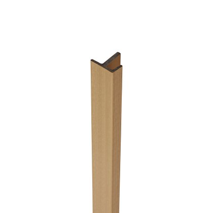 Ecoscape Forma - Natural Oak F Shape Composite Cladding Trim Ecoscape Forma - Natural Oak F Shape Composite Cladding Trim