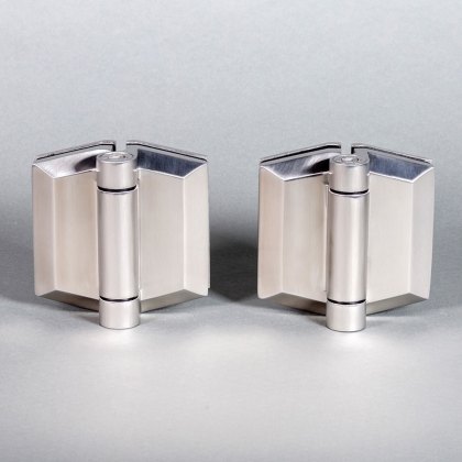Polaris 155 Self-Closing Hinges - Glass to Glass