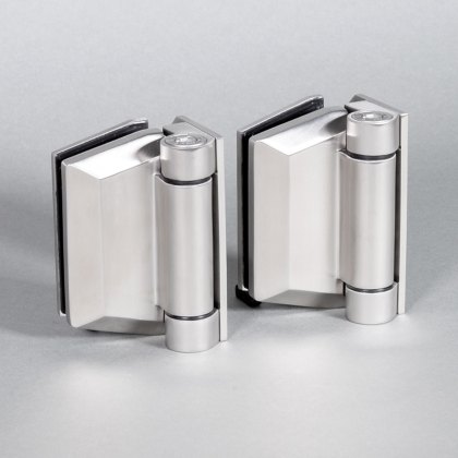 Polaris 155 Self-Closing Hinges - Glass to Wall