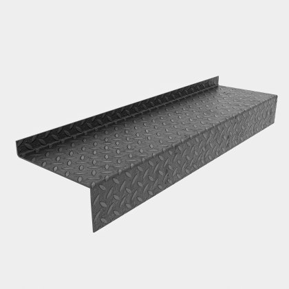 DDA Durbar Stair Tread 900 x 265 x 4.5mm - 50mm Turn up / 145mm down