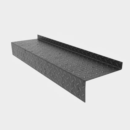 DDA Durbar Stair Tread 900 x 265 x 4.5mm - 50mm Turn up / 145mm down