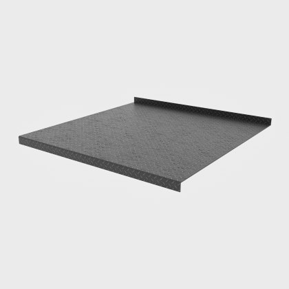 Durbar Landing Plates 1000 x 900 x 4.5mm - 40mm Turn - 1 up / 1 down