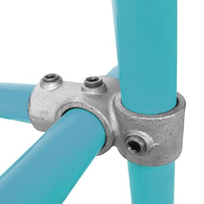 165-B Combined Tee and Crossover 33.7mm