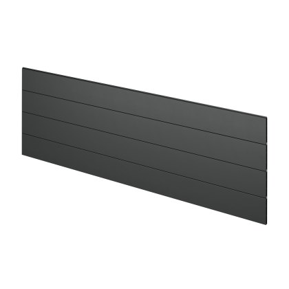 DuraPost Sleek® Aluminium Privacy Panel (Pack of 4) 1.82m - Black