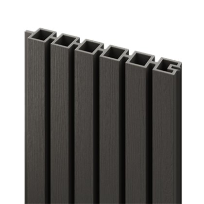 DuraPost Urban® 6ft Slatted Composite Boards (Pack of 2) - Charcoal DuraPost Urban® 6ft Slatted Composite Boards (Pack of 2) - Charcoal