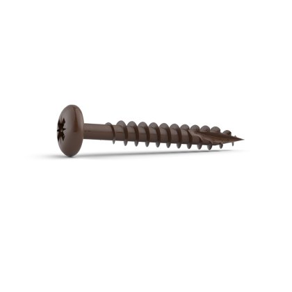 DuraPost® Pan Head Timber Screws 4 x 40mm - Sepia Brown 8014 DuraPost® Pan Head Timber Screws 4 x 40mm - Sepia Brown 8014
