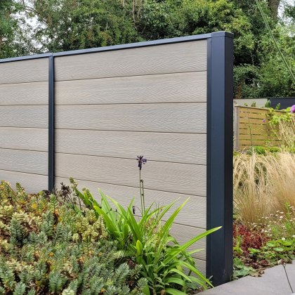 DuraPost Vista® Composite Fencing Board (Pack of 4) 1820mm - Oyster DuraPost Vista® Composite Fencing Board (Pack of 4) 1820mm - Oyster