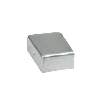 DuraPost® Half Post Cap With Bracket 75 x 37mm - Galvanised