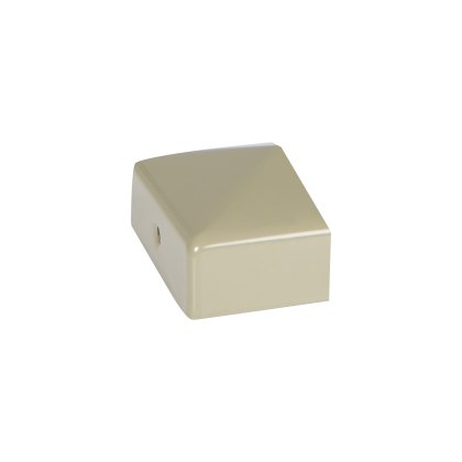 DuraPost® Half Post Cap With Bracket 75 x 37mm - Olive Grey DuraPost® Half Post Cap With Bracket 75 x 37mm - Olive Grey