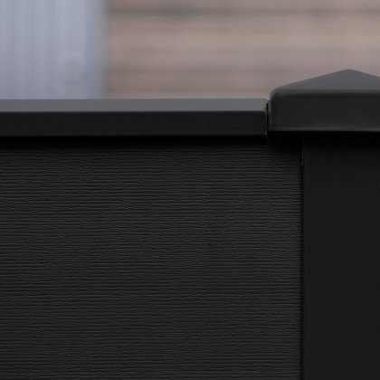 DuraPost® Capping Rail 65mm - Black